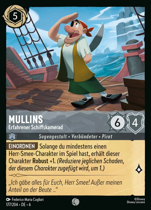 Mullins - Erfahrener Schiffskamerad