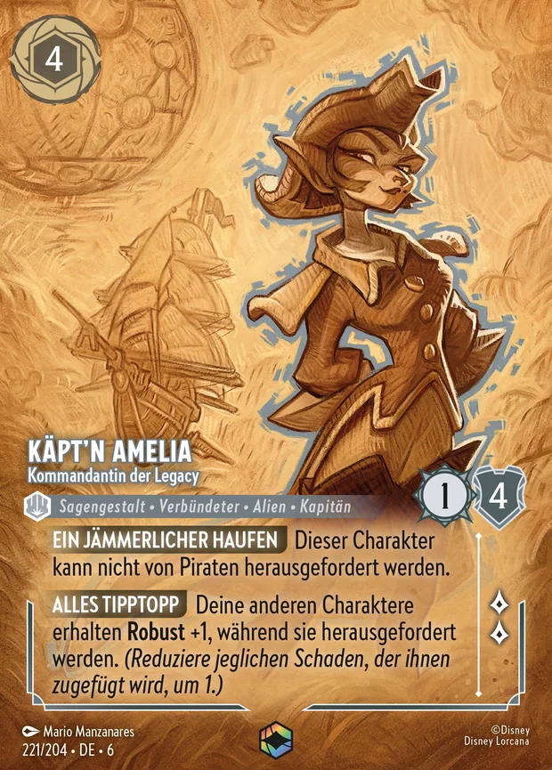 Käpt'n Amelia - Kommandantin der Legacy