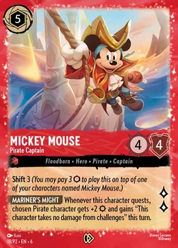 Mickey Mouse - Pirate Captain