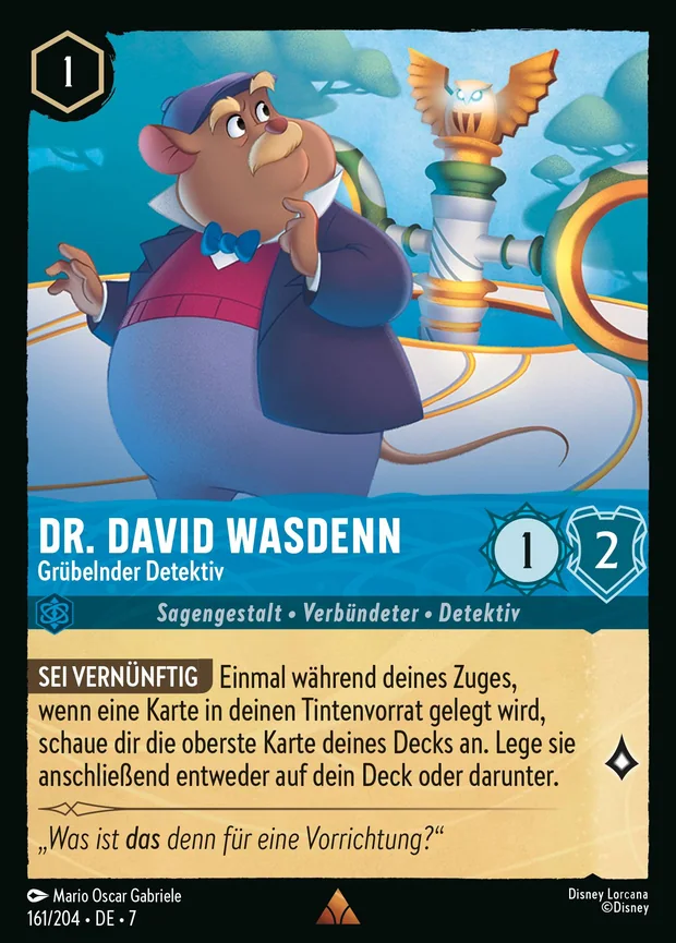 Dr. David Wasdenn - Grübelnder Detektiv