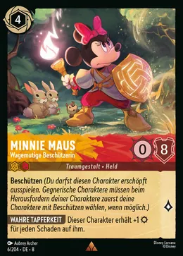 Minnie Maus - Wagemutige Beschützerin