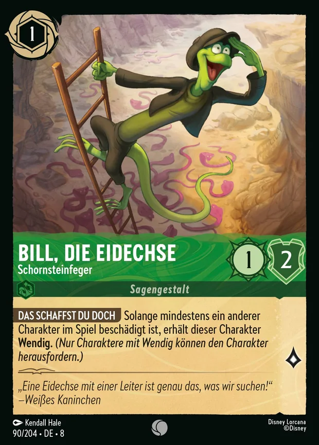 Bill, die Eidechse - Schornsteinfeger