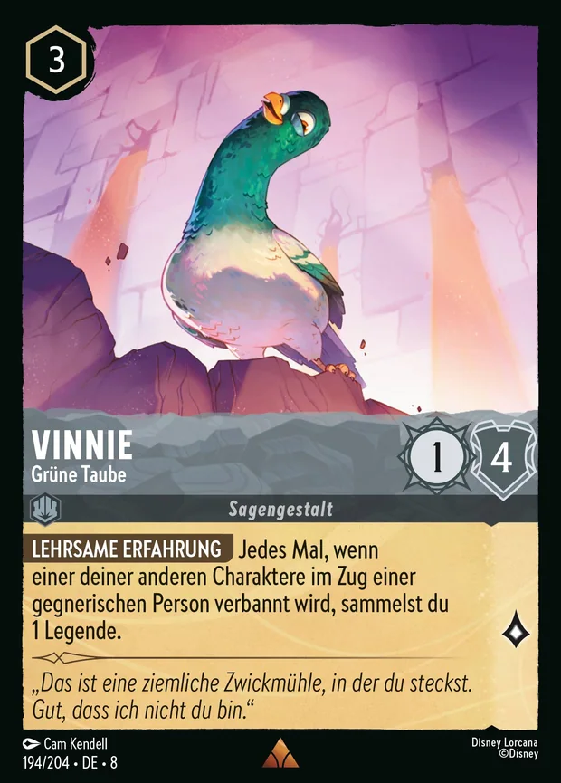 Vinnie - Grüne Taube