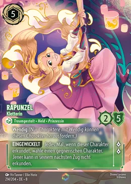 Rapunzel - Kletterin
