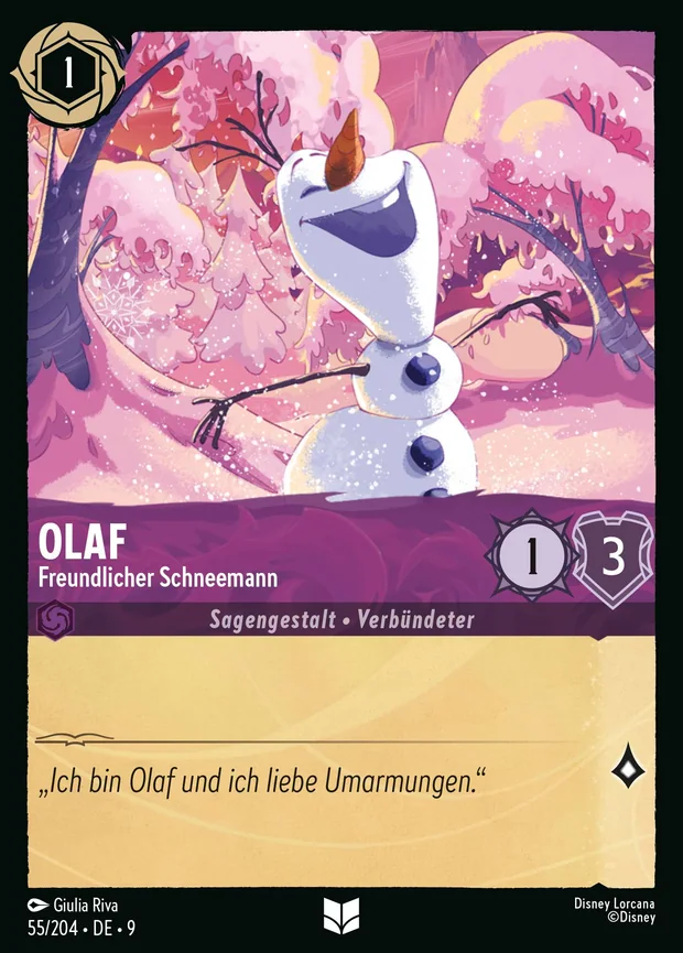 Olaf - Freundlicher Schneemann