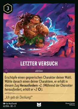 Letzter Versuch
