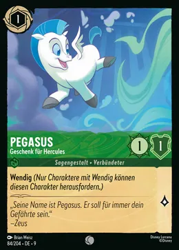 Pegasus - Geschenk für Hercules