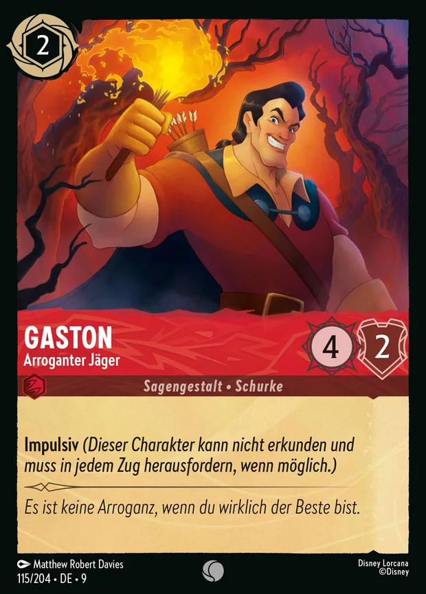 Gaston - Arroganter Jäger