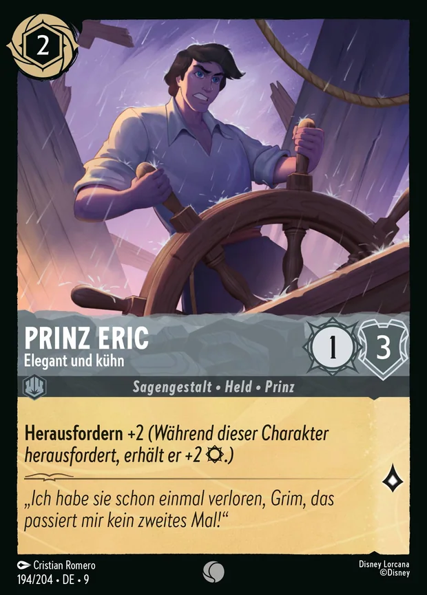 Prinz Eric - Elegant und kühn
