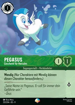 Pegasus - Geschenk für Hercules