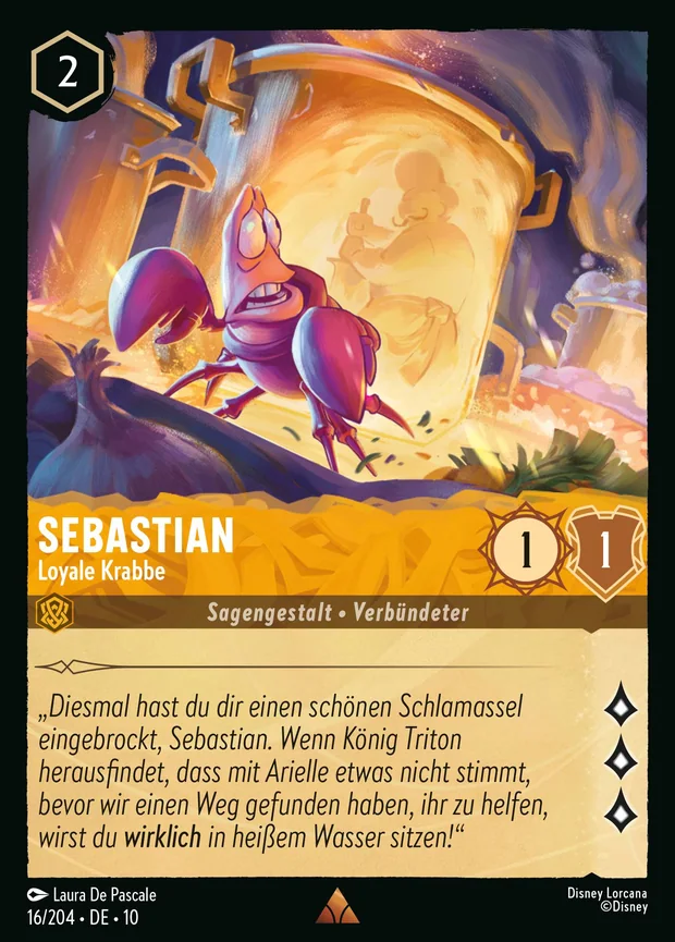 Sebastian - Loyale Krabbe