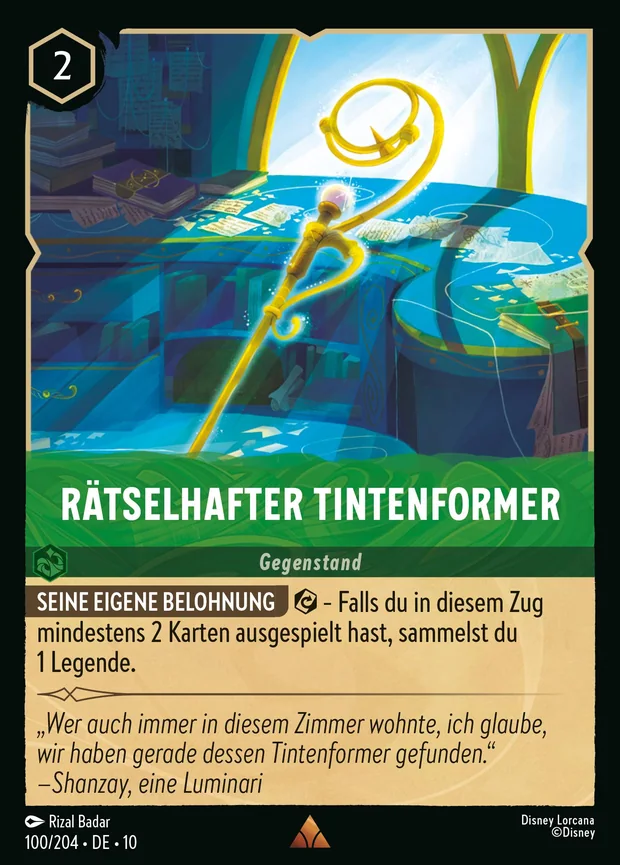 Rätselhafter Tintenformer