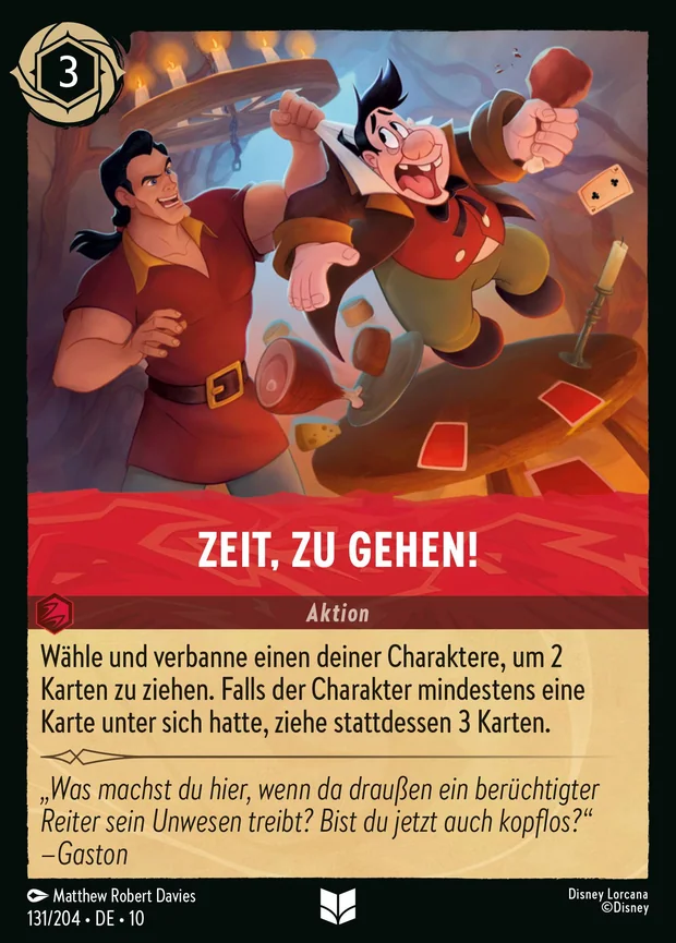 Zeit, zu gehen!