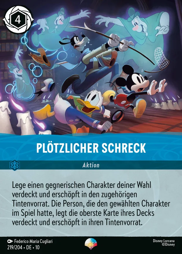Plötzlicher Schreck
