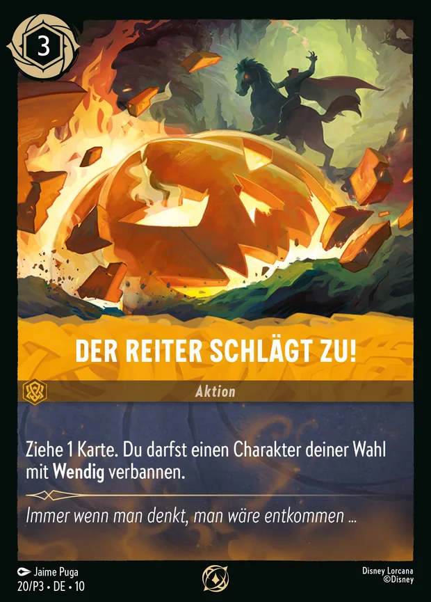 Der Reiter schlägt zu!
