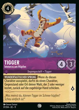 Tigger - Immerzu am Hüpfen