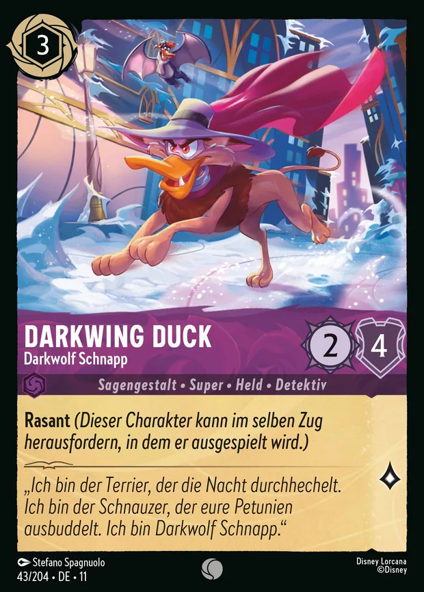 Darkwing Duck - Darkwolf Schnapp