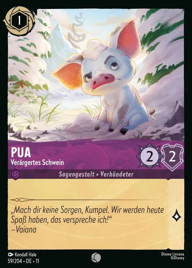 Pua - Verärgertes Schwein