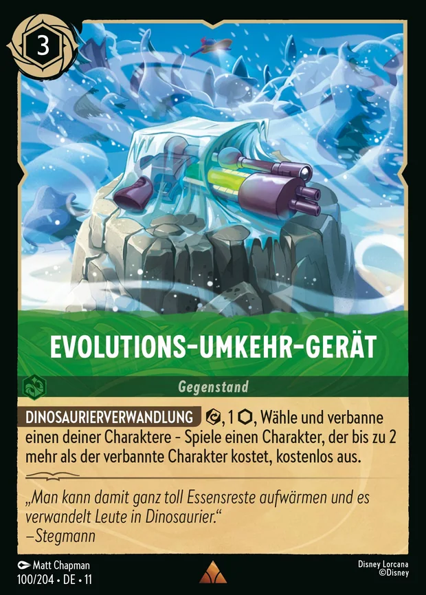 Evolutions-Umkehr-Gerät