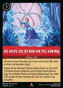 Die Kälte, sie ist nun ein Teil von mir