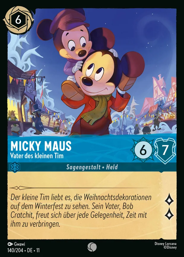 Micky Maus - Vater des kleinen Tim