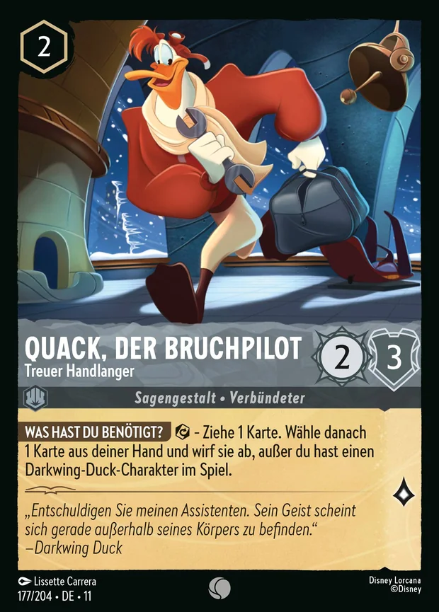 Quack, der Bruchpilot - Treuer Handlanger