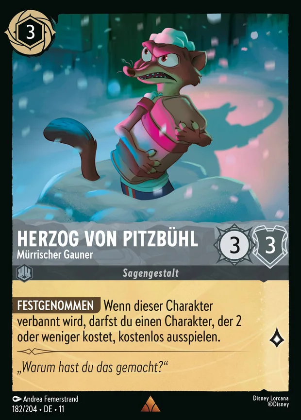 Herzog von Pitzbühl - Mürrischer Gauner
