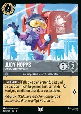 Judy Hopps - Schneeball-Patrouille