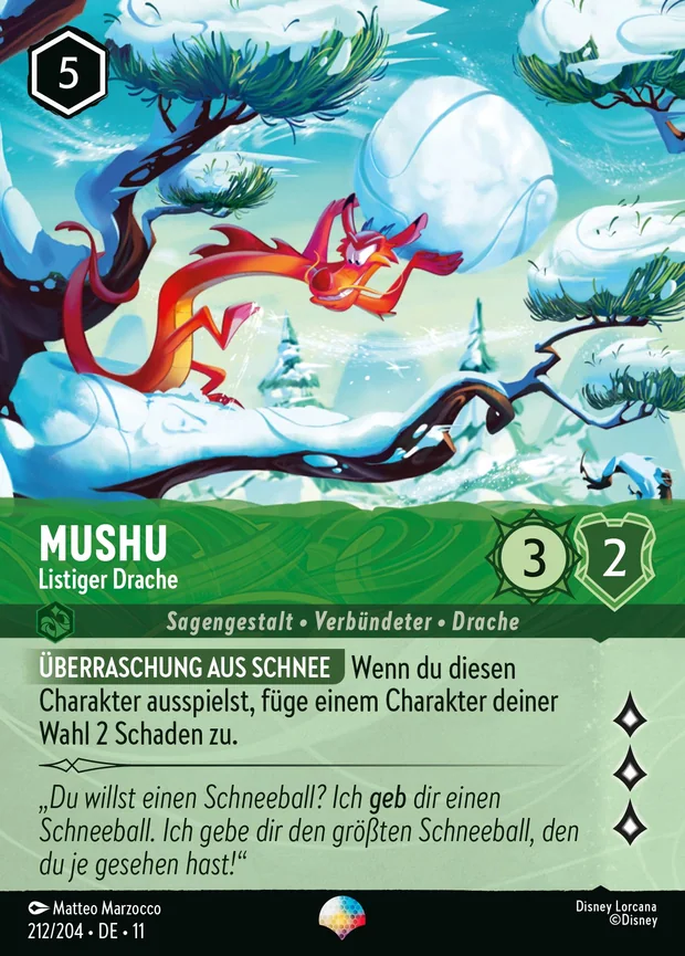 Mushu - Listiger Drache
