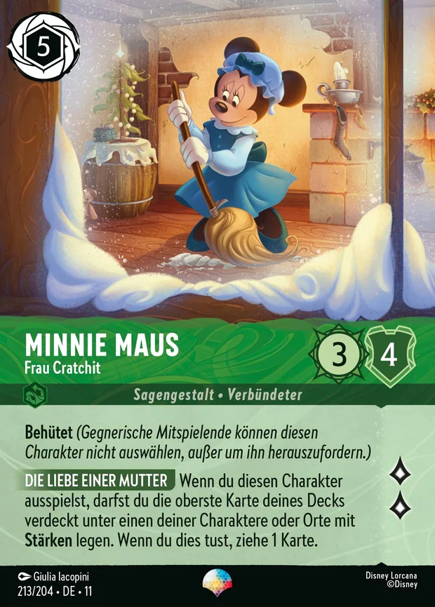 Minnie Maus - Frau Cratchit