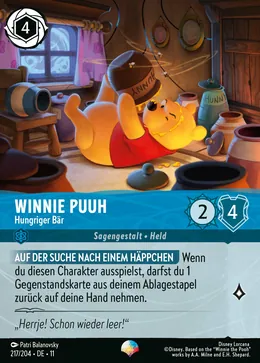 Winnie Puuh - Hungriger Bär