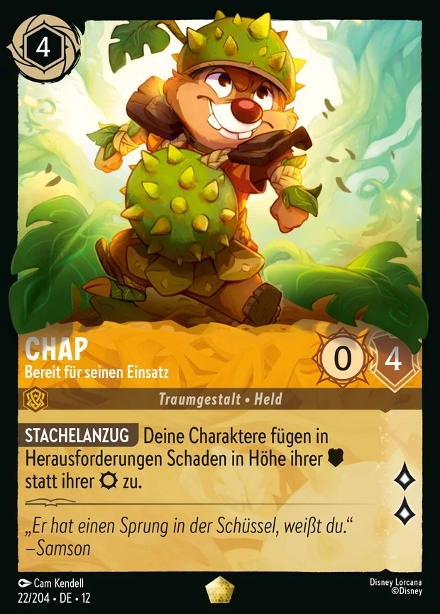 Chap - Bereit für seinen Einsatz