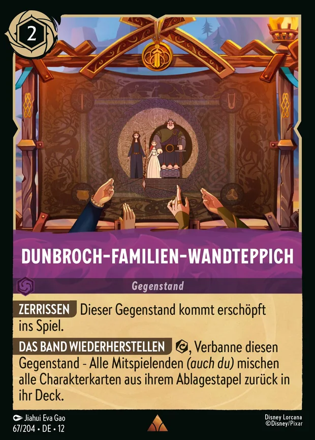 DunBroch-Familien-Wandteppich