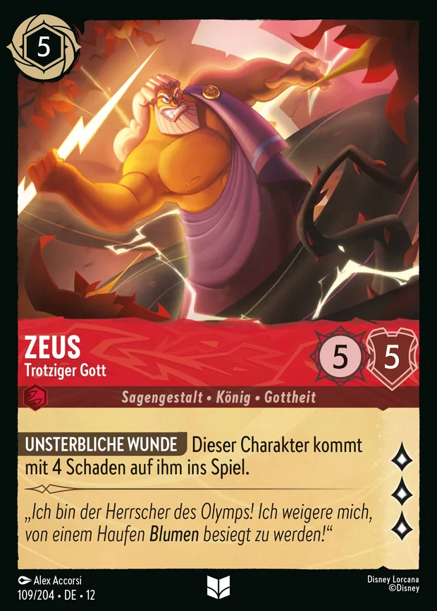 Zeus - Trotziger Gott