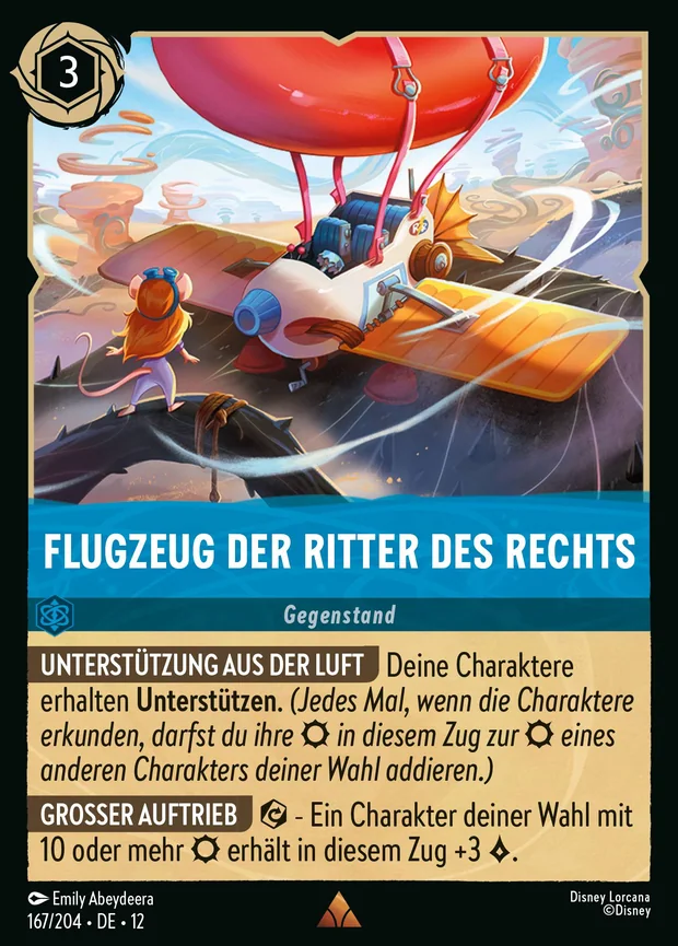 Flugzeug der Ritter des Rechts