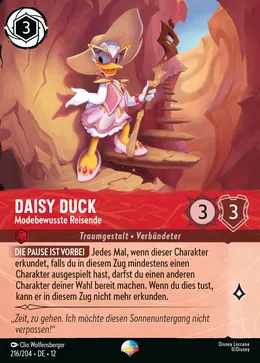Daisy Duck - Modebewusste Reisende