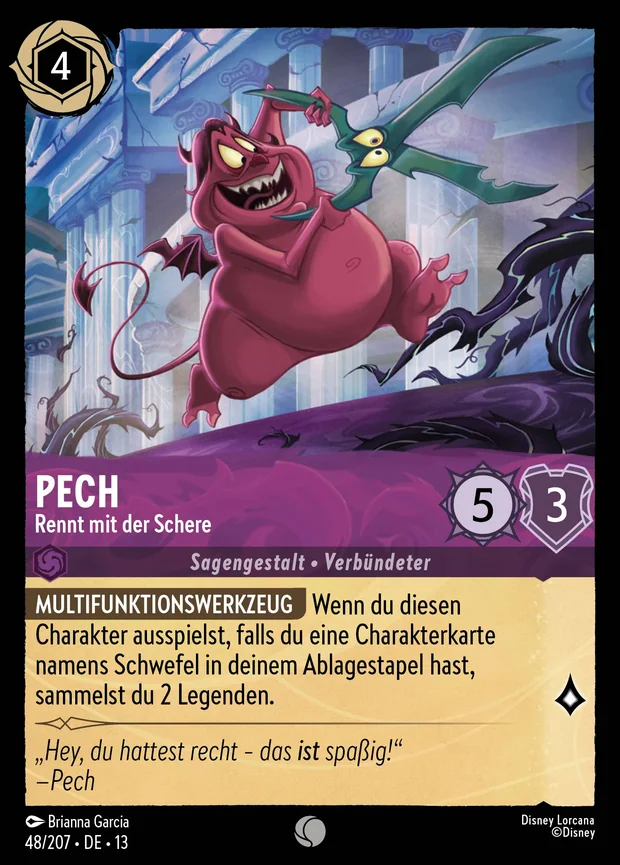Pech - Rennt mit der Schere