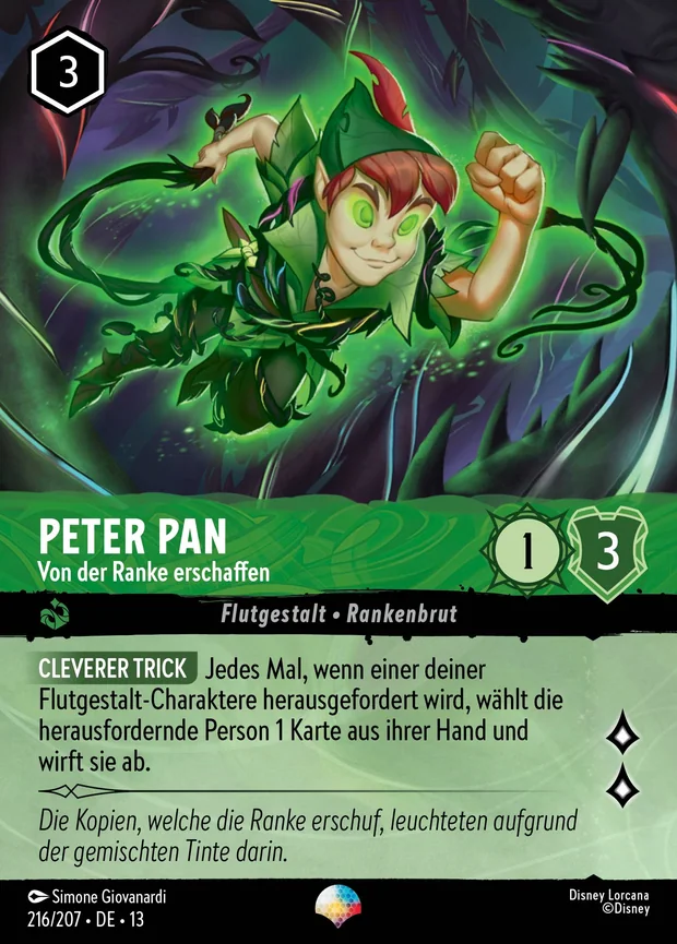 Peter Pan - Von der Ranke erschaffen