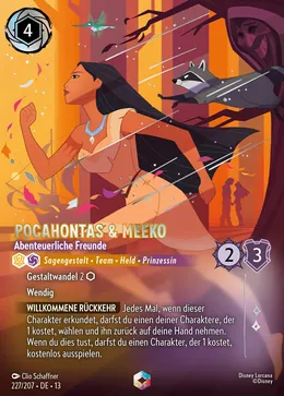 Pocahontas & Meeko - Abenteuerliche Freunde