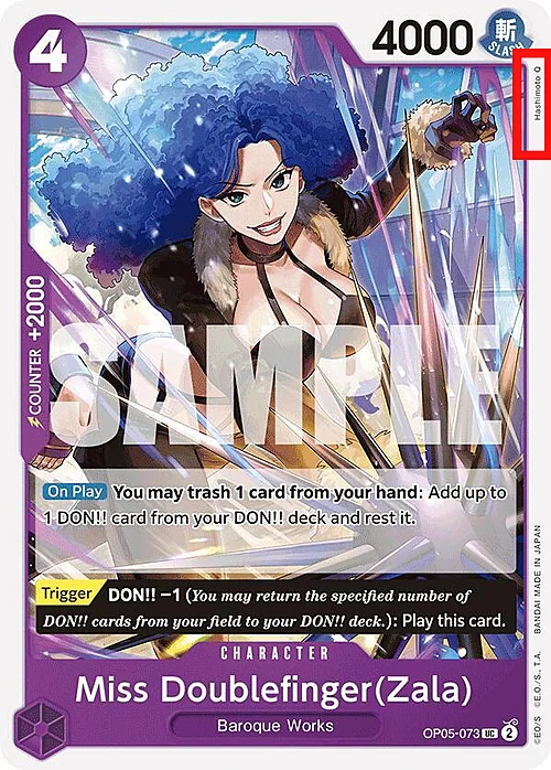 Miss Doublefinger(Zala)