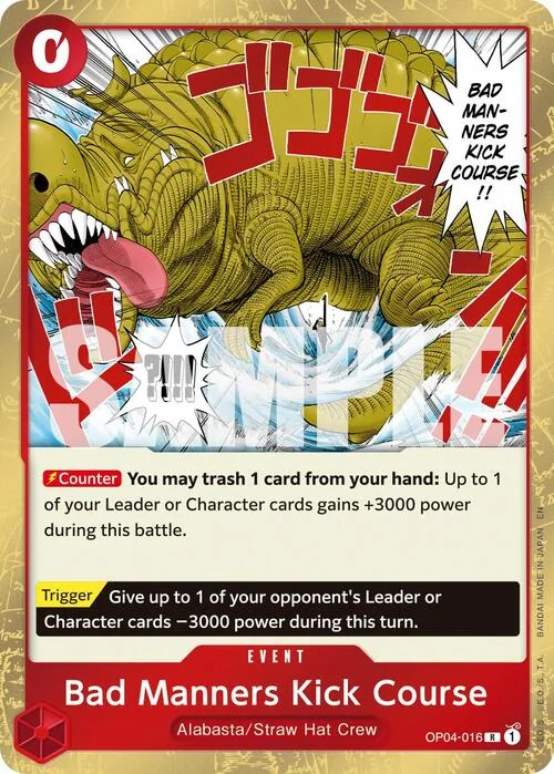 Bad Manners Kick Course