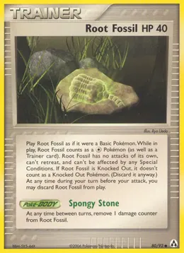 Wurzelfossil
