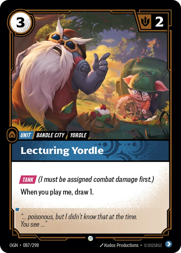 Lecturing Yordle
