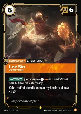Lee Sin - Centered