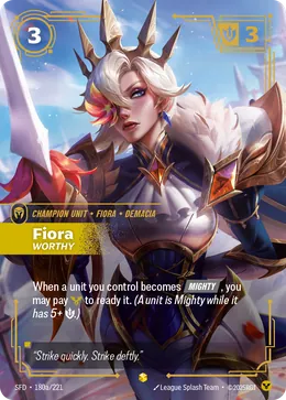 Fiora - Worthy