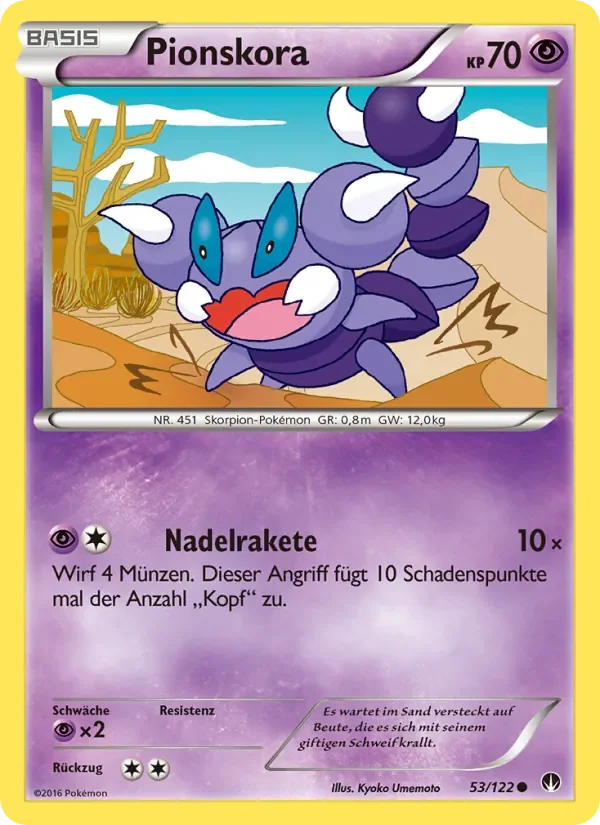 Pionskora